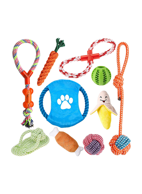 

Storeal Dog Toys, 10 Pieces, Multicolour