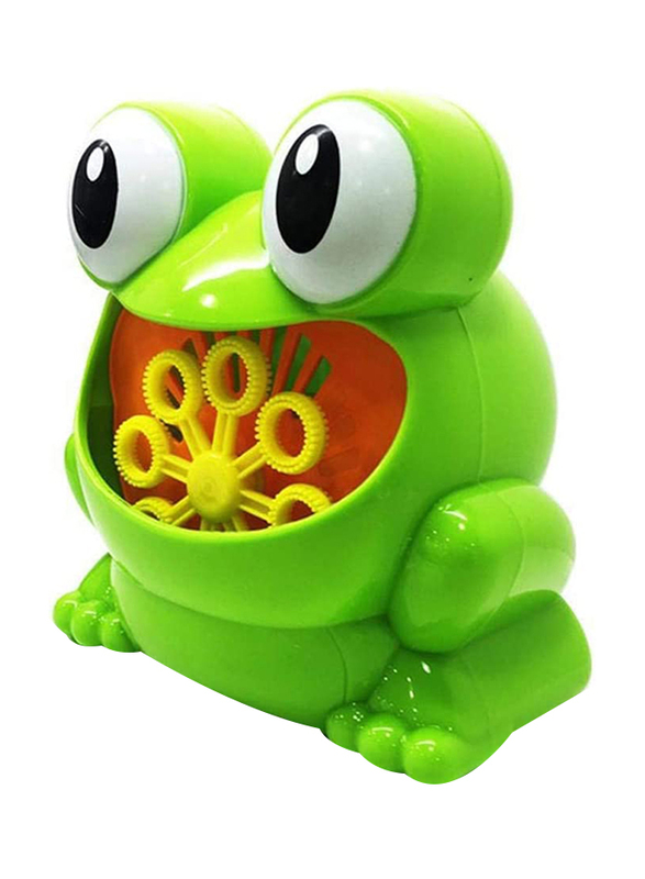 

Generic Cute Frog Automatic Bubble Machine, Ages 3+, Green