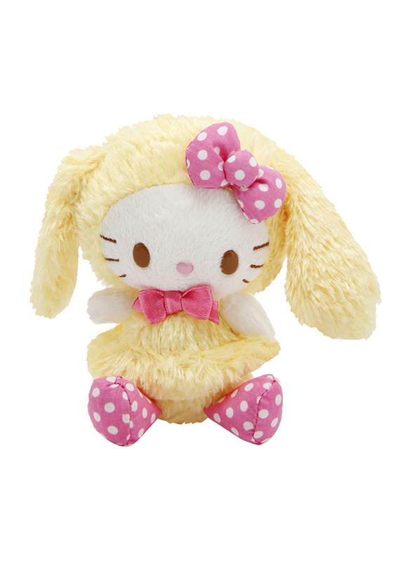 

Hello Kitty Rabbit Stuffed Plush Soft Toy, Yellow, Ages 3+, Model No. 9763931