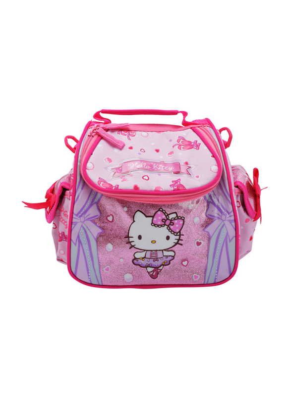 

Hello Kitty Ballet Sparkling Insulated Lunch Bag for Girls, Pink, Model No, 350842