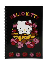 Hello Kitty Stained Glass Kitty Spiral Notebook, 50 Sheets, Model No. 863726