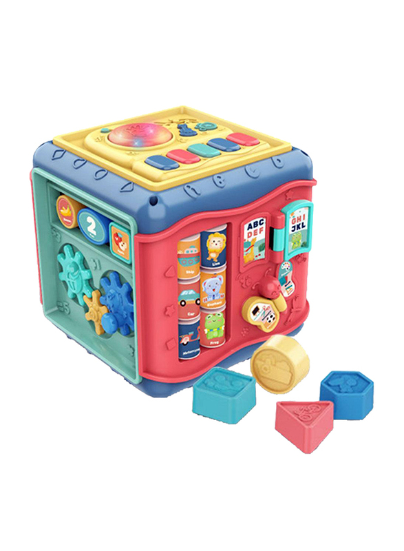 

Kidwala 6 Sided Baby Puzzle Activity Music Cube Playset, Ages 1+