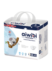 Aiwibi Little Thinker Ultra Thin Premium Baby Diapers, Size L, 9-12 kg, 26 Count