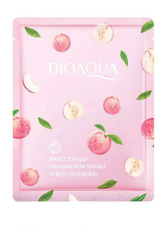 

Bioaqua Peach Extract Hexapeptide Face Mask, 25gm