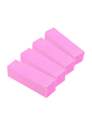 Bestpicks Nail Art Buffer, 4 Pieces, Pink