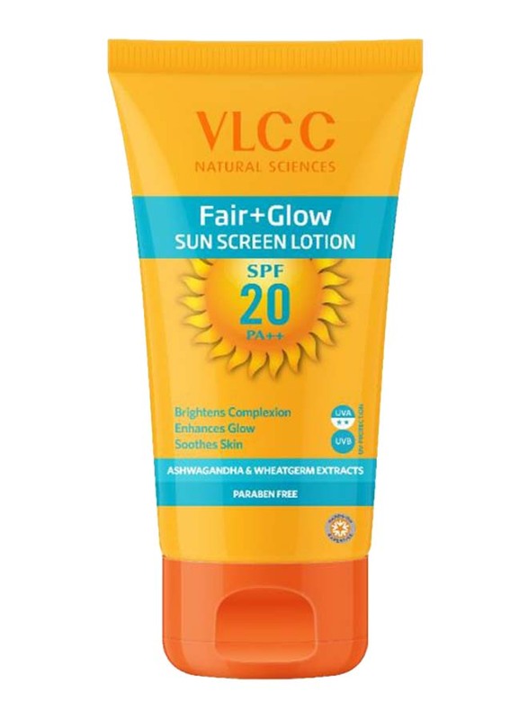 

VLCC Natural Sciences Fair + Glow Sun Screen Lotion SPF 20, 100ml