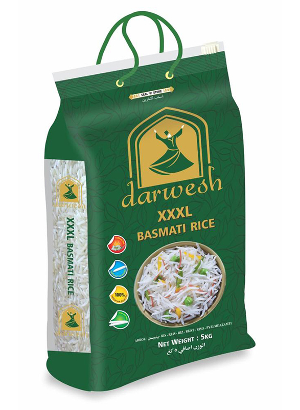

Darwesh XXXL Basmati Rice, 5 Kg
