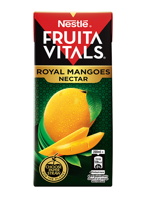 

Nestle Fruita Vitals Royal Mangoes Nectar Juice, 200ml