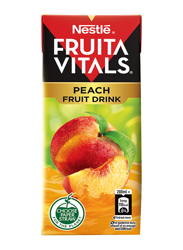 

Nestle Fruita Vitals Peach Nectar Juice, 200ml