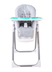 RedKite Baby Feed Me Deli Peppermint Trail High Chair, Grey
