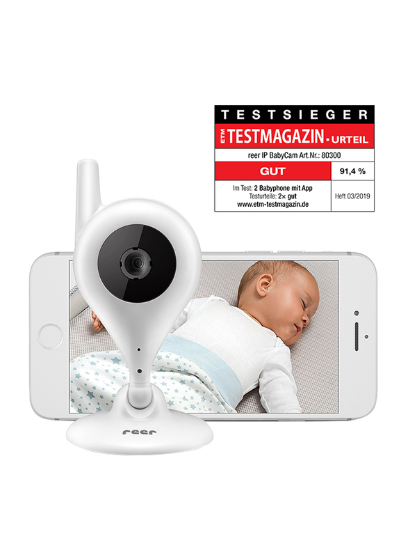 Reer IP Babycam Smart Baby Monitor, White