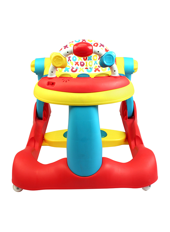 

Creative Baby Bounce Steps 3 in 1 Walker, Red/Blue/Yellow