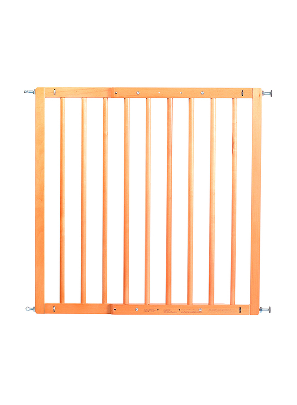 

Reer Wall-Mounted Baby Wood Simple Lock Safety Gate, Brown