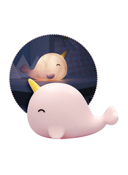 Reer Narwhal Lumilu Sea Life Night Light, Pink/White