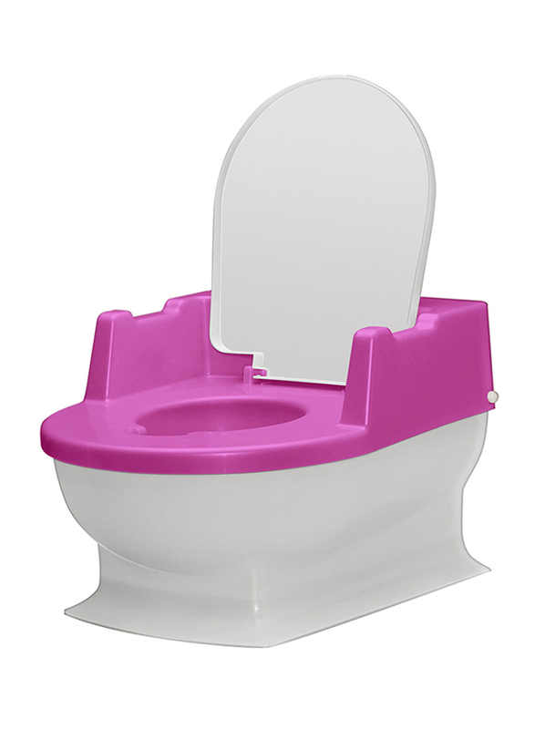 Reer Sitzfritz The Mini Toilet for Growing Up Kids, White/Pink