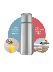 Reer Pure Stainless Steel Vacuum Bottle, 500ml, Silver
