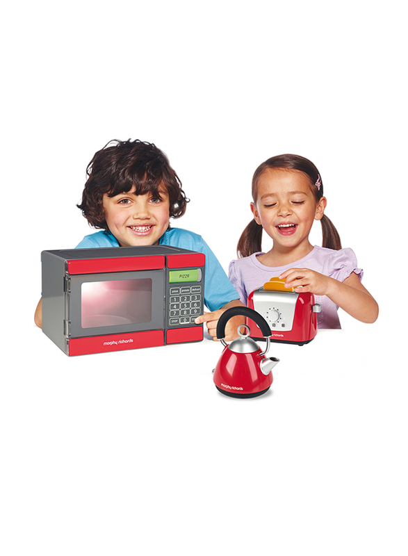 

Casdon Morphy Richards Microwave Kettle and Toaster Kids Toy, 2 Pieces, Ages 3+