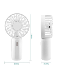 Yuwell Portable Mini Battery Fan, White