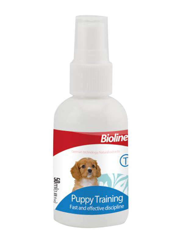 

Bioline Puppy Training Spray, 50ml, White