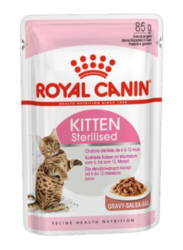 

Royal Canin Sterilized Cats Wet Food, 6-12 Months, 12 x 85g