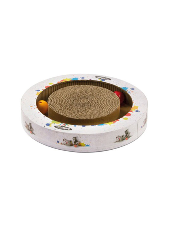 

IMAC Matisse Scratch Post with Catnip, Multicolour