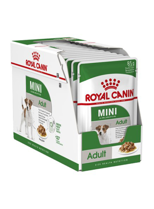 

Royal Canin Small Breed Adult Dogs Wet Food, 10+ Months, 12 x 85g