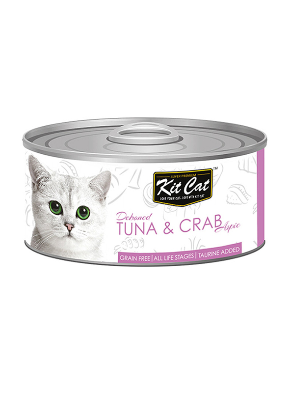 

Kit Cat Tuna & Crab Cat Wet Food, 80g