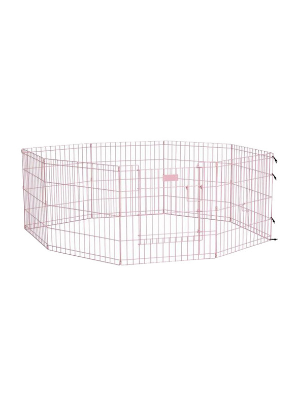 

Midwest Homes Exercise Pen with Door, Pink