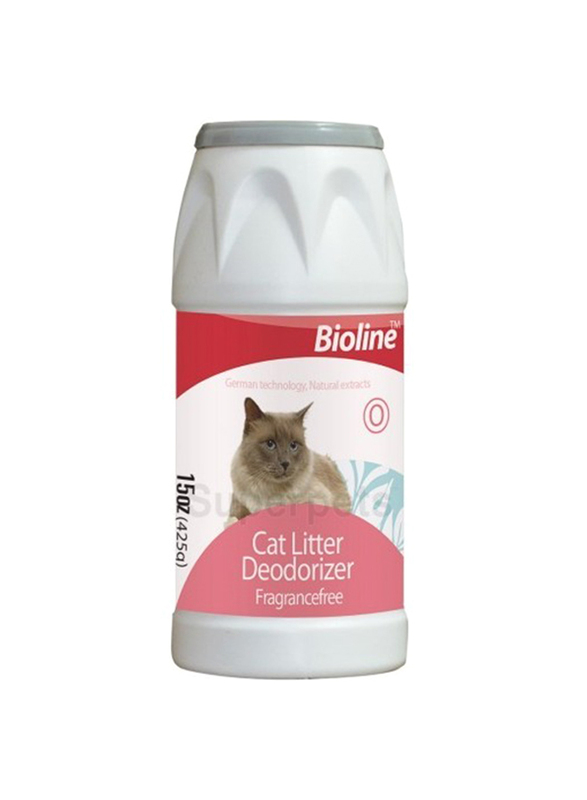 

Bioline Cat Litter Deodorizer, 425g, White