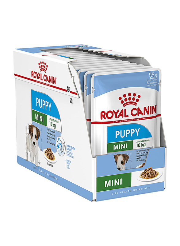 

Royal Canin Mini Breed Puppies Wet Food, 0-10 Months, 12 x 85g