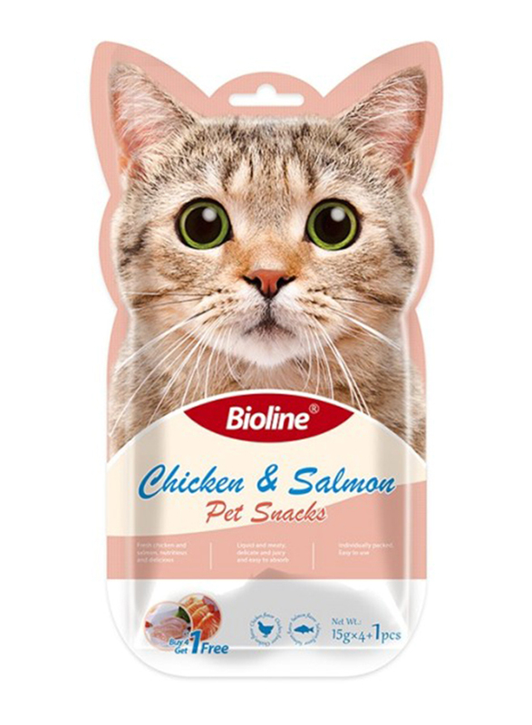 

Bioline Cat Treats, 5 x 15g
