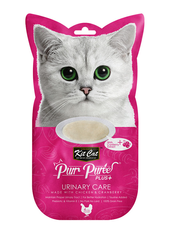 

Kit Cat Pureeplus Urinary Care (Chicken) Cat Wet Food, 60g