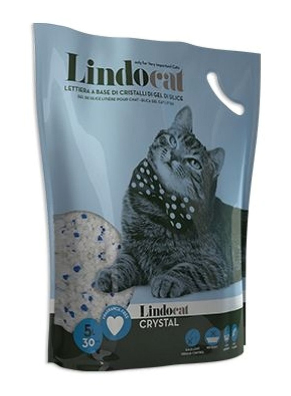 

Lindocat Crystal Cat Litter, 5L, Blue