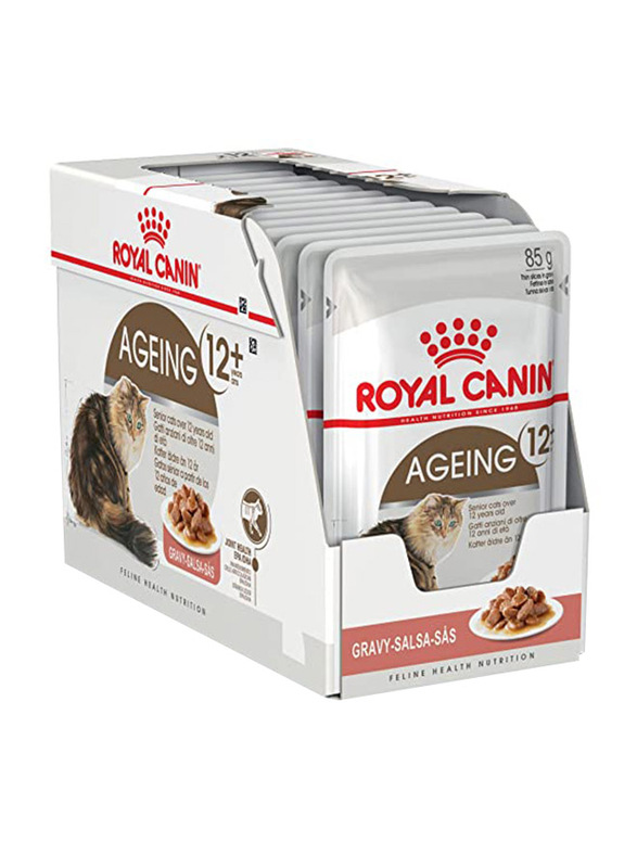 

Royal Canin Ageing Support Senior Cats Wet Food, 12+ Years, 12 x 85g