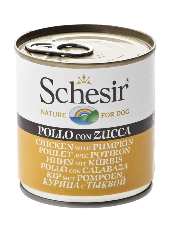 

Schesir Chicken and Pumpkin Wet Dog Food, 285g