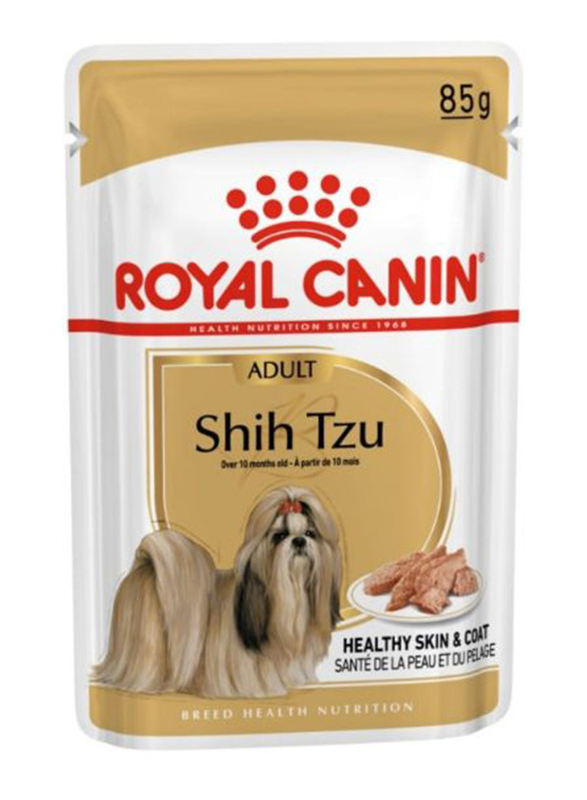 

Royal Canin Shih Tzu Breed Health Nutrition Adult Wet Dog Food, 10+ Months, 85g