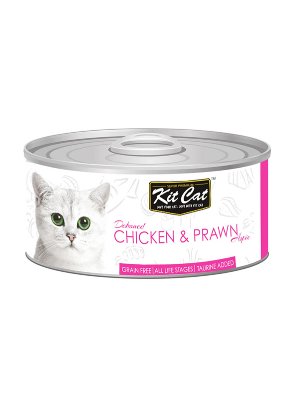 

Kit Cat Chicken & Prawn Cat Wet Food, 80g