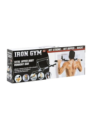 Iron Gym Workout Bar, Silver