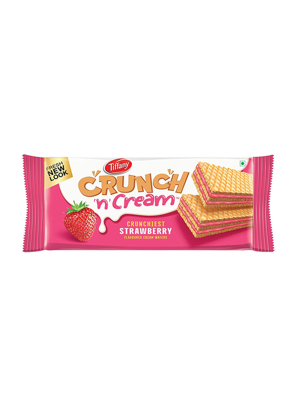 

Tiffany Crunch n Cream Strawberry Wafers, 76g