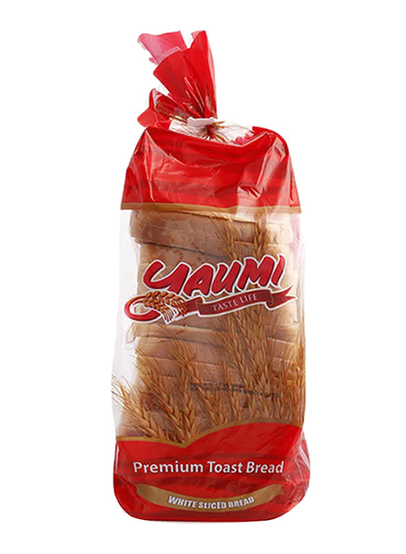 Yaumi White Toast Bread Slices with Vitamin D, 600g