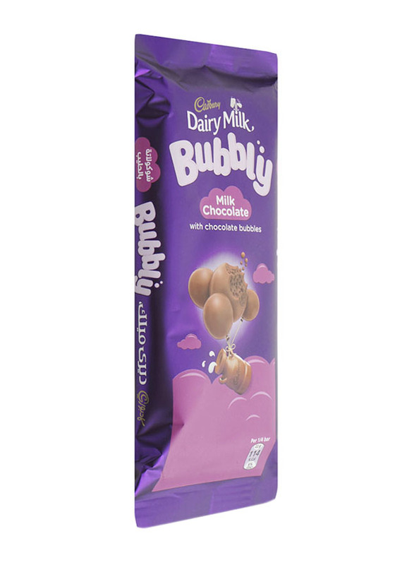 

Cadbury Dairy Milk Bubbly Chocolate Bar, 87g