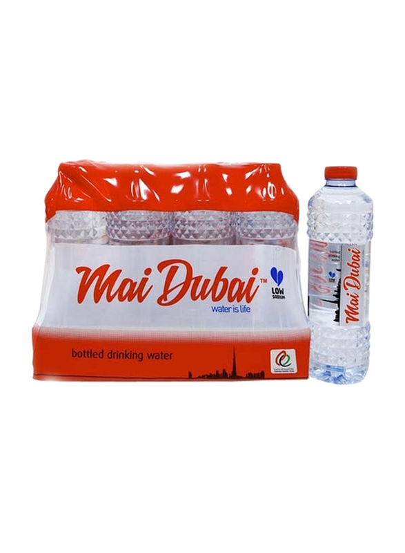 

Mai Dubai Drinking Water Bottle, 12 Bottles x 500ml
