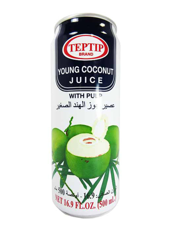 

Teptip Young Coconut Juice with Pulp, 500ml