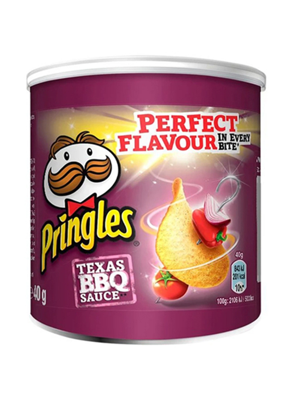 

Pringles Texas BBQ Sauce Potato Chips, 40g