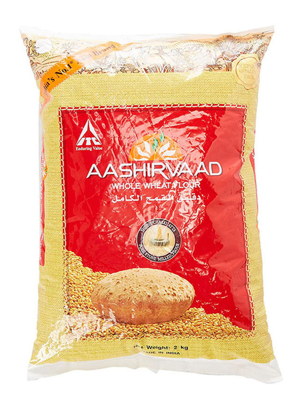 

Aashirvaad Whole Wheat Flour, 2 Kg