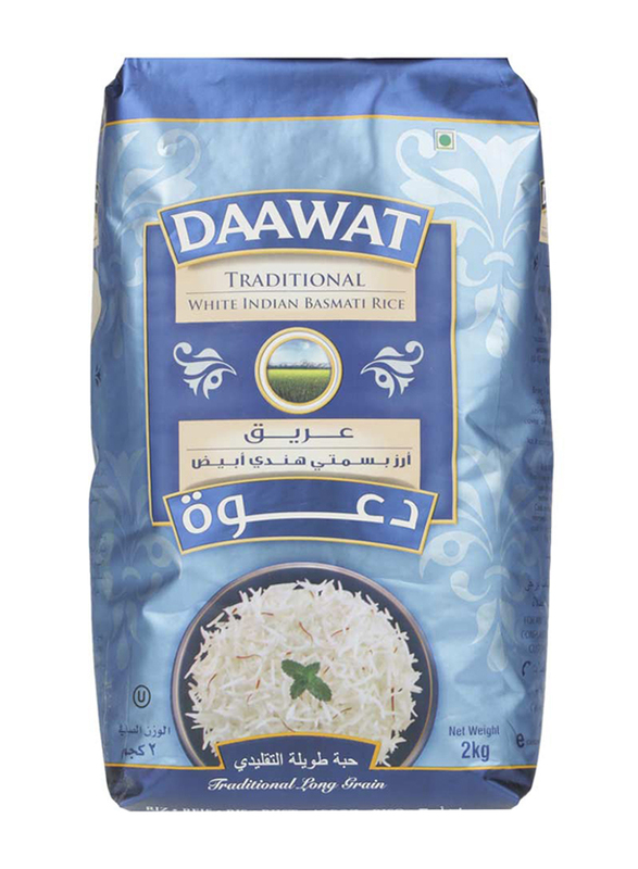 

Daawat Traditional Indian Basmati White Rice, 2 Kg