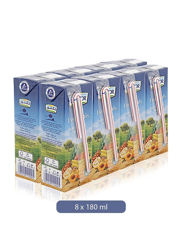 

Lacnor Essentials Fruit Cocktail Nectar Juice Drink, 8 x 180ml