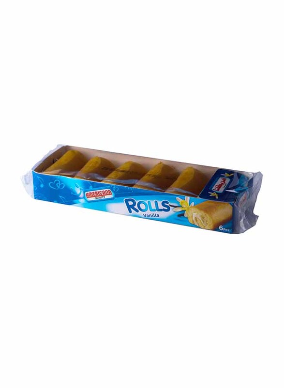 

Americana Vanilla Cream Cake Roll, 6 Pieces, 120g