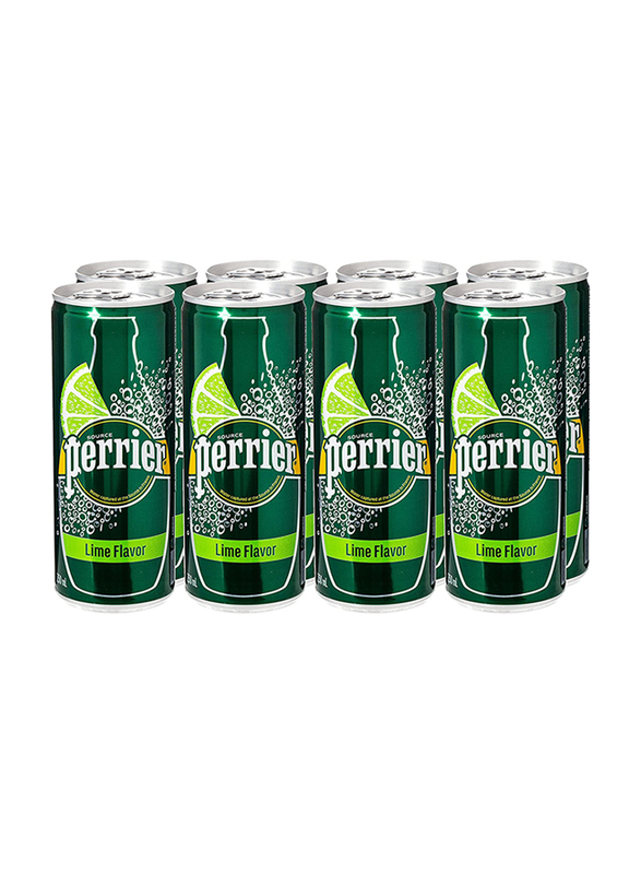 

Perrier Natural Lime Flavored Sparkling Water, 10 x 250ml