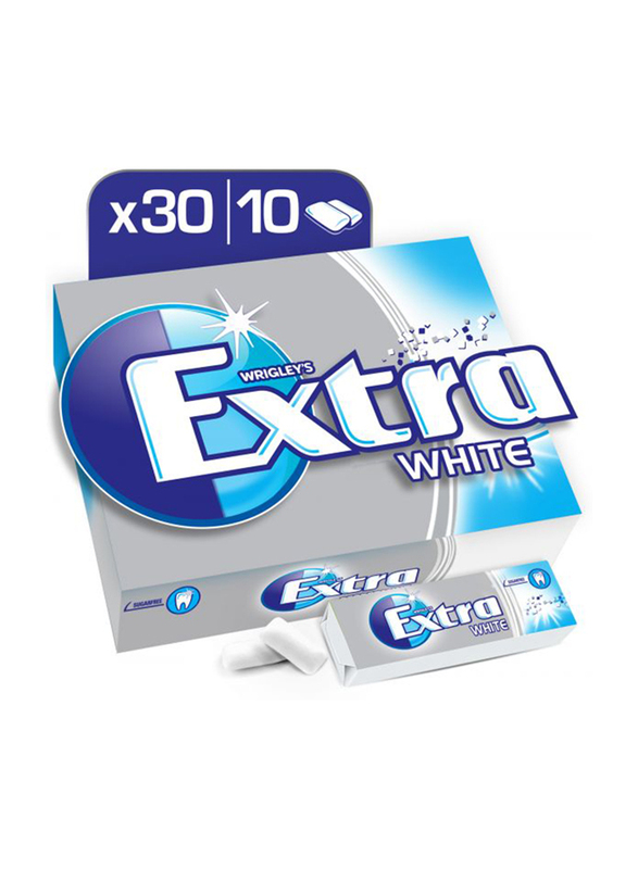 

Wrigley Extra Gum White Chewing Gum, 30 Pieces x 14g